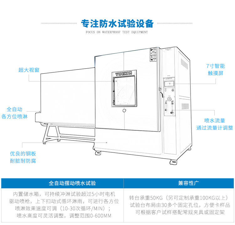 戶外電機(jī)防水測試設(shè)備（IP65等級）